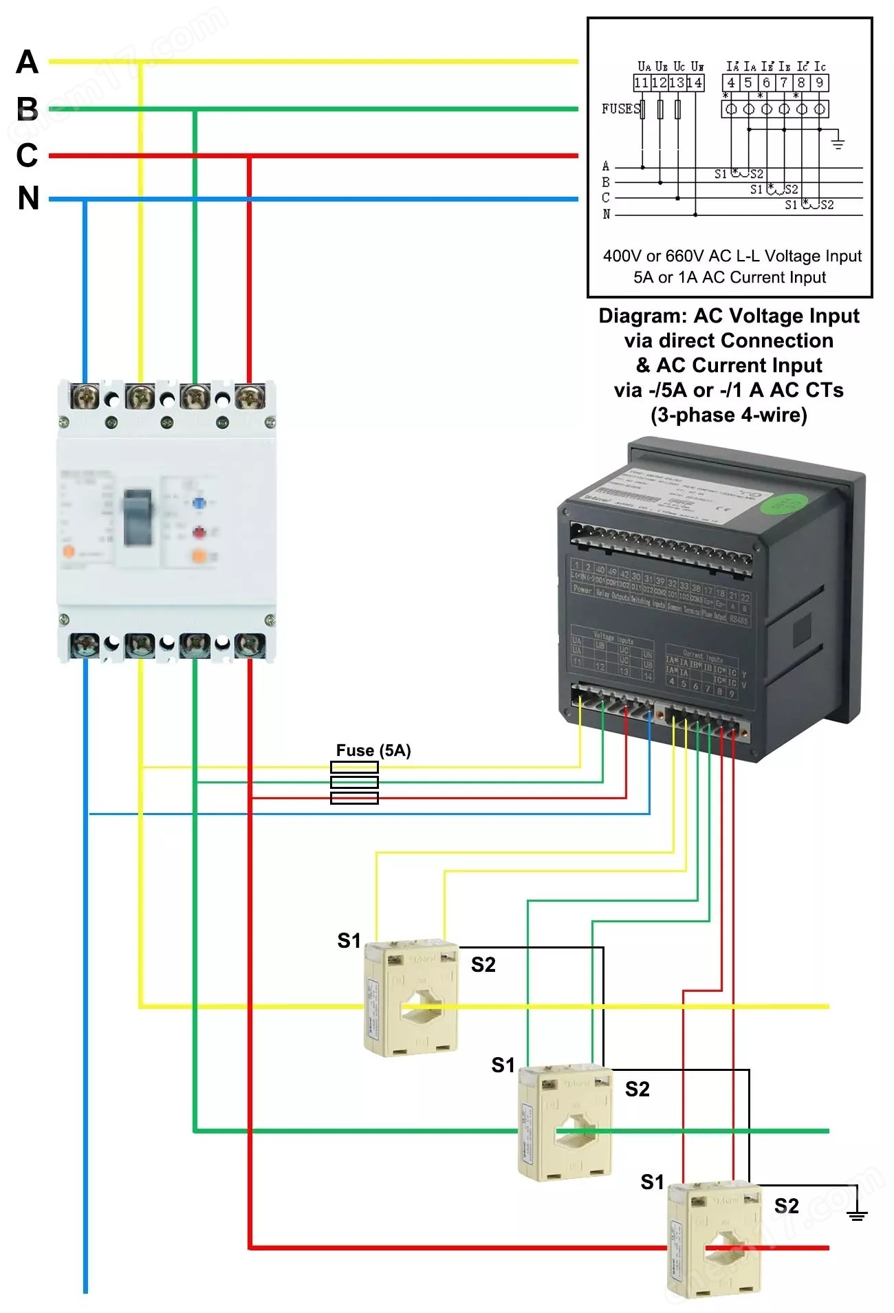 适配24V并离网全场景！安科瑞AMC72L-E4/KC，以核心功能破解计量痛点